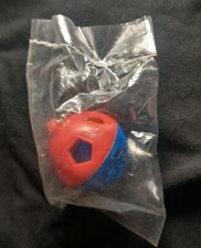 TUPPERWARE SHAPE O BALL TOY MINIATURE KEYCHAIN - sealed in bag