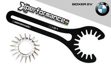 CHIAVE GHIERA SCARICO  COLLETTORE MARMITTA BMW 2V BOXER R80 R ST GS RT CS RS 7