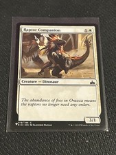 Magic the Gathering Rivals of Ixalan Mystery Booster Raptor Companion