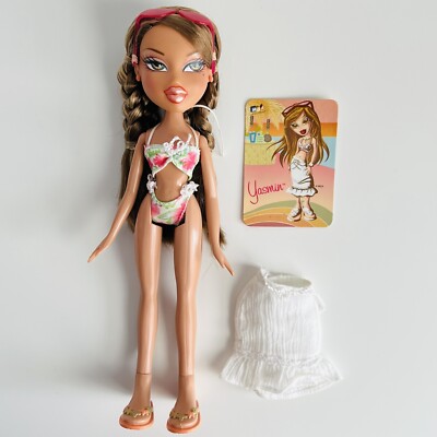 Bratz Puppe: Hot Summer Dayz - Yasmin. Bademode & Flip Flops. Frühling Strand Bikini