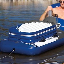 Intex 58821EP Inflatable Mega Chill II 72 Can Beverage Cooler Float w/ Lid 48"