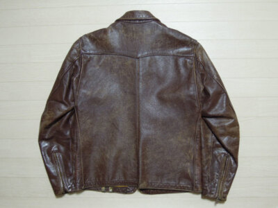 ポ*ポ様 60s BATES twotone leather jacket Vintage BATES 60s CAFE RACER Leather Motorcycle competition
