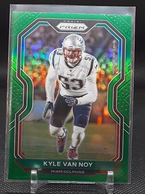 KYLE VAN NOY 2020 PRIZM GREEN PRIZM PATRIOTS BYU COUGARS G1