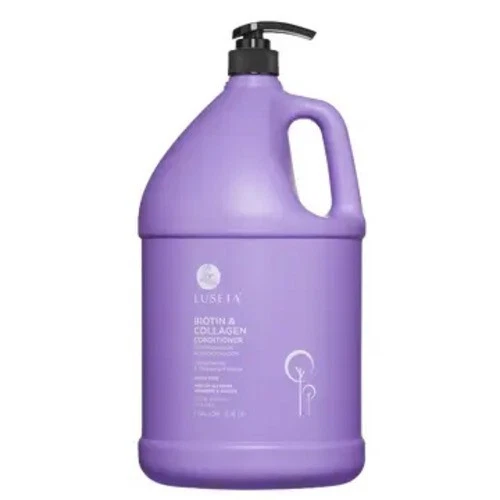 LUSETA Biotin & Collagen Gallon Conditioner for Repair Dry, Damaged Hair