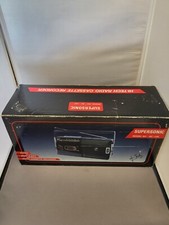Vintage Supersonic RC-126 Radio Cassette Recorder Soft Eject AC/DC