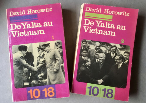 David HOROWITZ : De Yalta au Vietnam, tomes 1 et 2 (10/18, 1973) - Photo 1/3