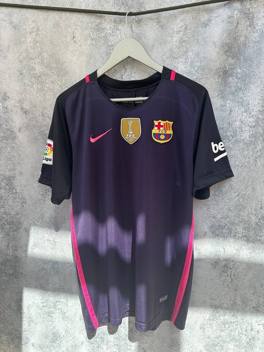 Maillot Extérieur FC Barcelone 2016/2017 - Neymar Jr #11, Taille 2XL, Violet, Occasion