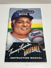 Tommy Lasorda Baseball Instruction Manual ONLY Sega Genesis Original Booklet