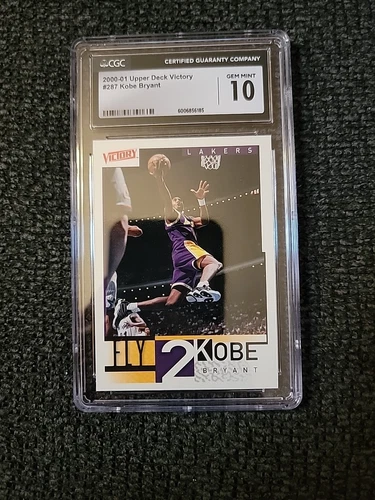 2000-01 Upper Deck Victory Basketball Kobe Bryant #287 - CGC 10 - KB3
