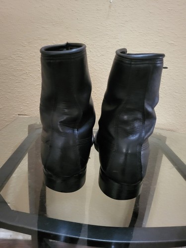 Ansi Men's Black Ankle Leather Boots. Size 10,Condition Is Very Good. - 第 5/7 張圖片