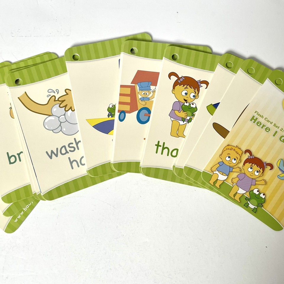 baby-signing-time-flash-cards-4-sets-asl-american-sign-language-100