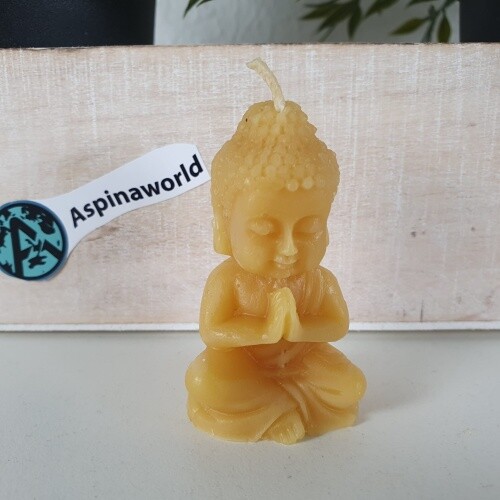Bienenwachskerze Asien Buddha Kerze 6 cm - Bild 1 von 1