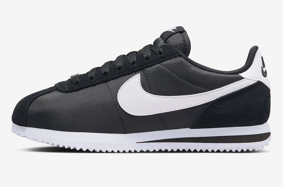 Women's Nike Cortez TXT Nylon Black White OG DZ2795-001 sz 6 | eBay
