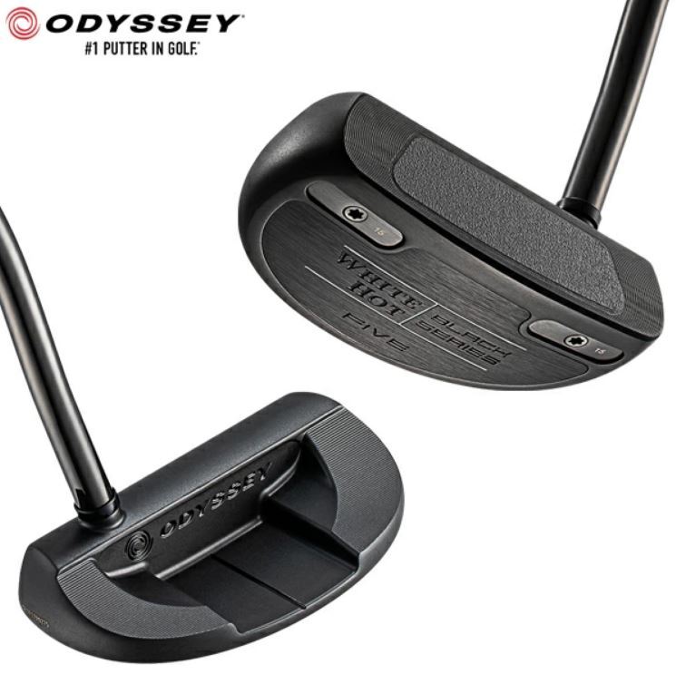 Odyssey WHITE HOT BLACK SERIES FIVE #5CS Center Shaft Putter Odyssey WHITE HOT BLACK SERIES FIVE #5CS Center Shaft Putter