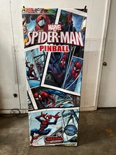 Stern Spiderman Pinball Machine Banner 24' x 62'