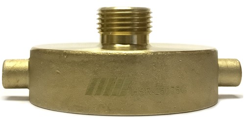 Tubo da giardino nni 2-1/2"" femmina NST x 3/4"" maschio ght, adattatore ottone idrante - Foto 6 di 9