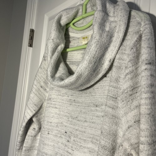 Maeve Anthropologie Cowl Neck Tunic Sweater Heather Grey Super Soft Xl - Picture 5 of 9