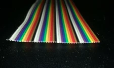 40 Conductor 28awg Color Rainbow Ribbon Wire Cable