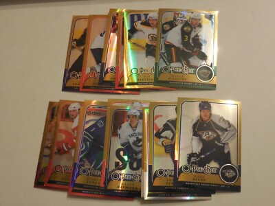 2008/2009 O-Pee-Chee Gold, Metal-X, Retro Rainbow/100 & Insert's U PICK