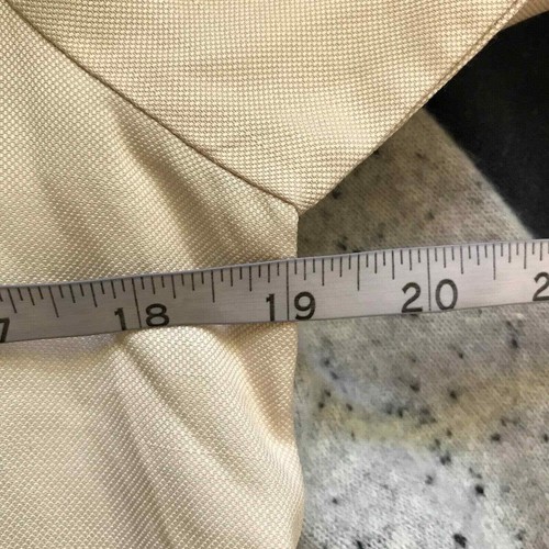 Zara Women Shirt Womens Sz XS Beige Tan Blouse Fur Cuffs Mock Neck Back Zipper - Picture 8 of 12