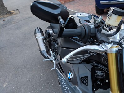 CNC Bar End mirrors BMW S1000r genuine pair HJR Products with