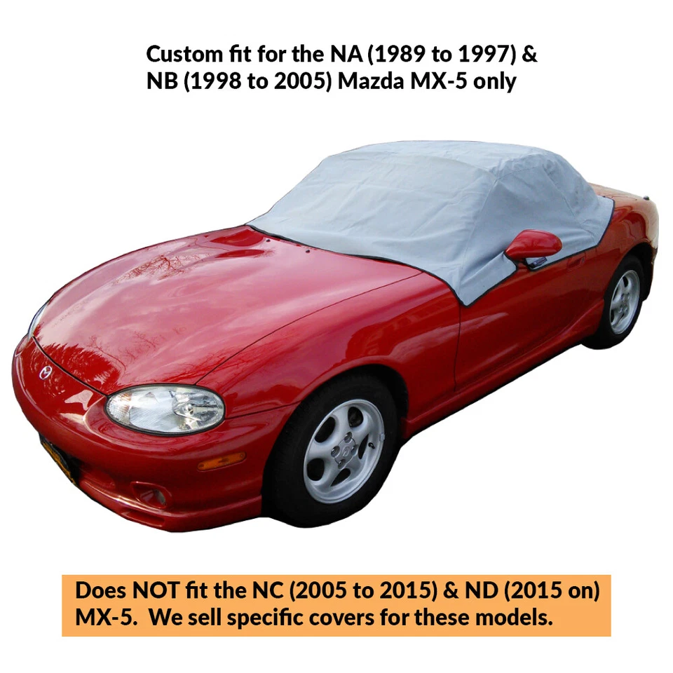 Cubierta de techo blando convertible Mazda Miata MX5 Mk1 Mk2 Mk2.5 1989-2005 RP113G Foto 2 de 4