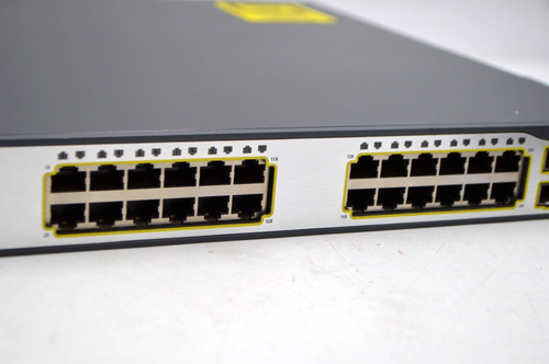 Cisco WS-C3750G-24TS-S1U 24 Gigabit Port Layer 3 Switch - Picture 2 of 4