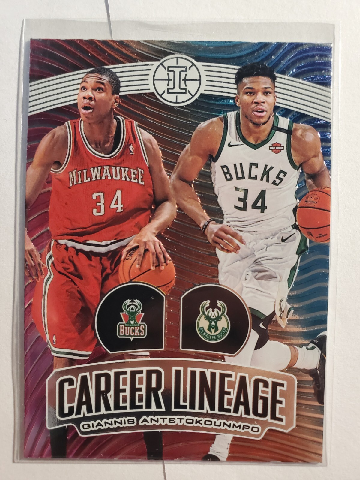2019-20 Panini Illusions - Career Lineage Giannis Antetokounmpo #11