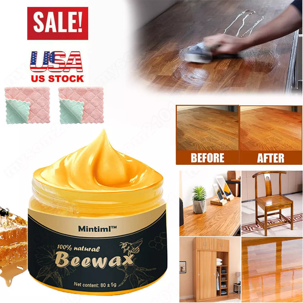 Beeswax Furniture Polish Wood Seasoning Natural Wax Floor Cleaner