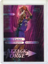 1999-00 FLEER FORCE #1 VINCE CARTER ATTACK FORCE "FORCEFIELD" (RAPTORS) 040825