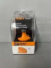 CMT 838.380.11 Round Over Router Bit, 1/4" Shank, 1/2" Radius,  Made in Italy