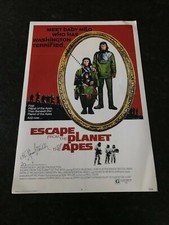 * M. EMMET WALSH * signed 12x18 poster * ESCAPE FROM THE PLANET OF THE APES * 1