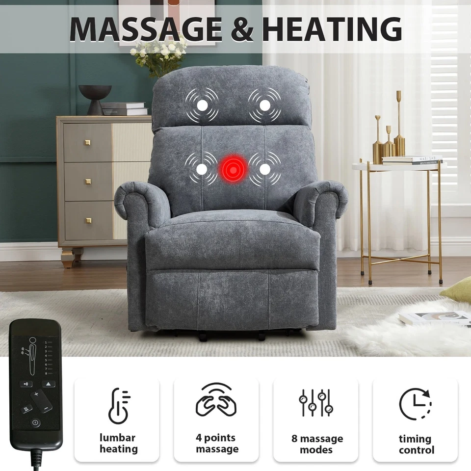 Silla reclinable elevadora eléctrica CANMOV - confort y seguridad de lujo" Foto 2 de 4