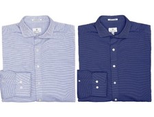 GANT DIAMOND G Men's Royal Oxford Micro Fitted Amalfi 303737 Size M 225 NWT