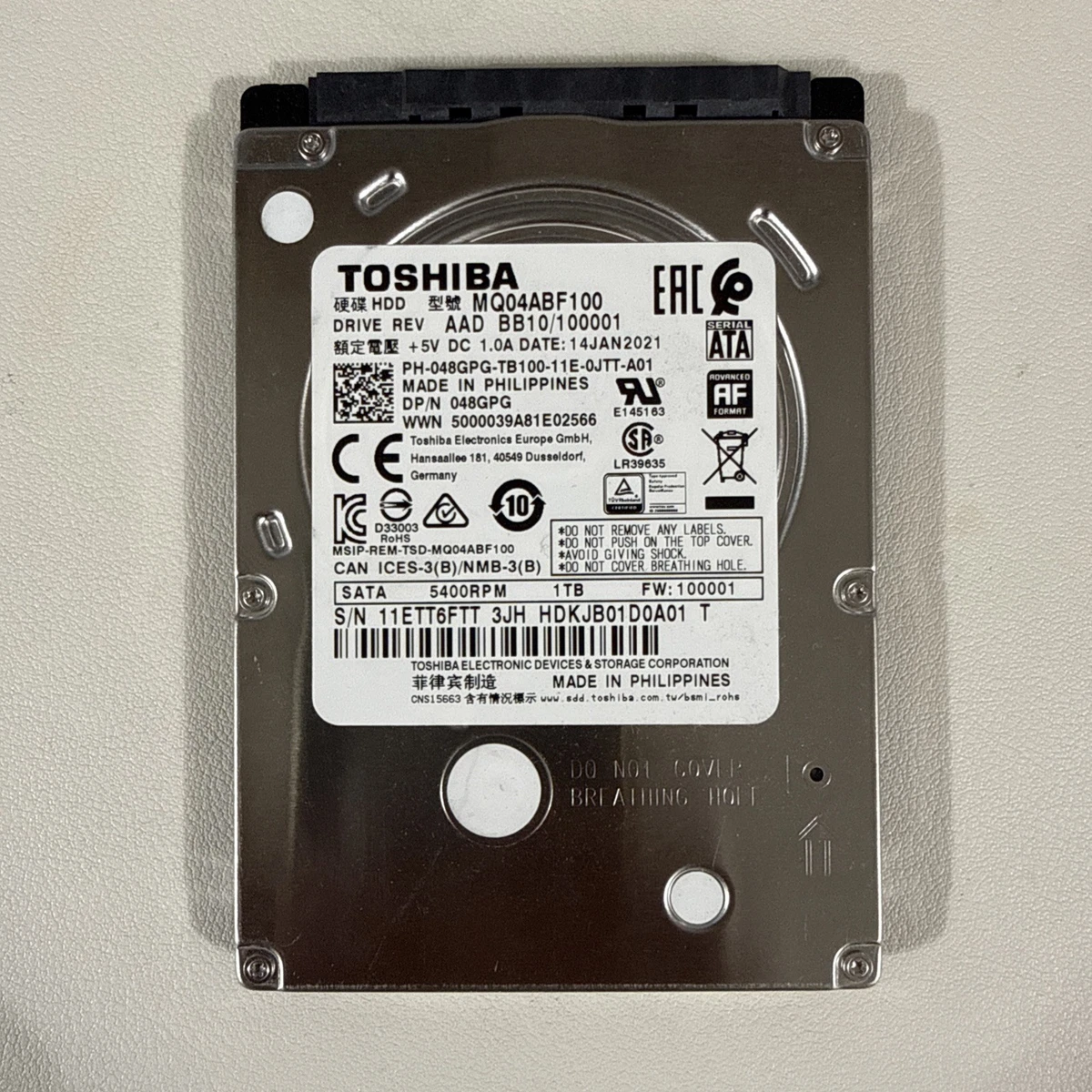 Toshiba 1 TB Internal Hard Disk Drives for sale | eBay