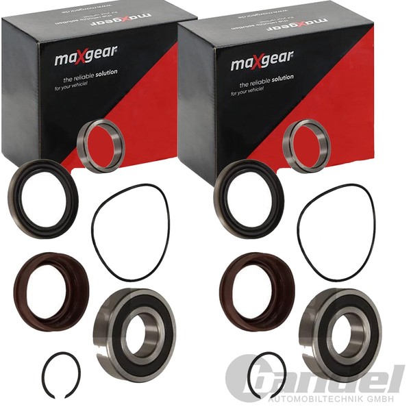 2X Maxgear RADLAGER-SATZ Hinten Passend FÜR Toyota 4 Hiace Hilux Land-image