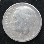 1952-P Roosevelt Dime — photo from another recent sale