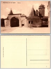 Rothenburg Ob Der Tauber Gate Tower Germany Postcard