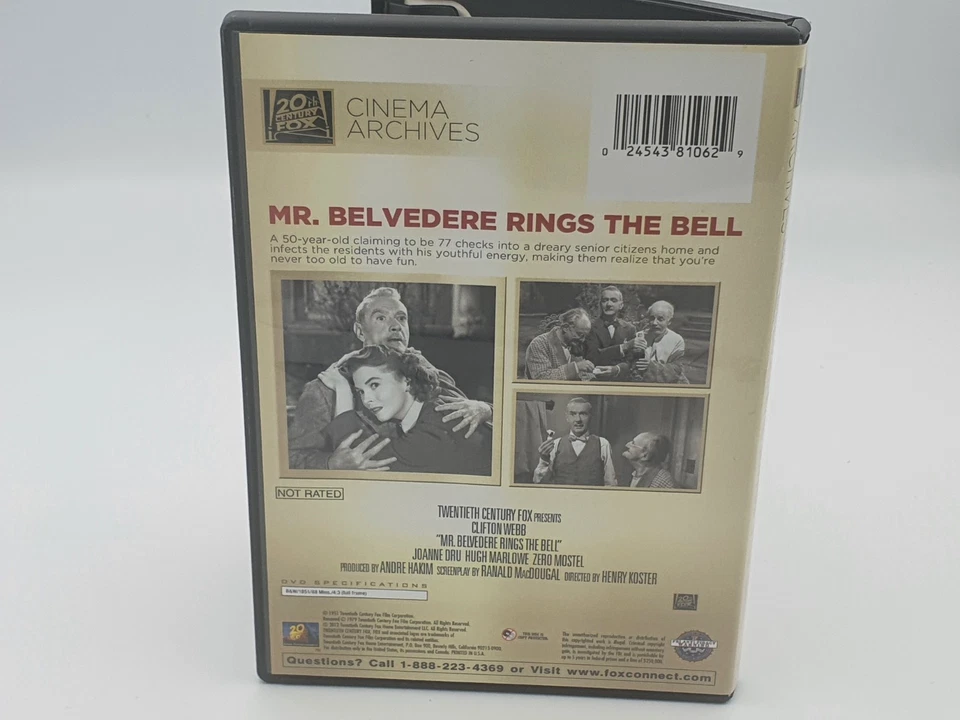Mr. Belvedere Rings The Bell Dvd Region 1 US Import 20th Century Cinema Archives - Image 3 of 3