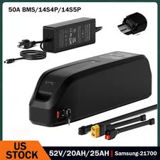 52V 20Ah 25Ah Ebike Battery Samsung-21700-50G-Cell for Bafang AW 100-2400W Motor