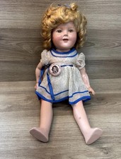 RARE SIZE 15" VINTG SHIRLEY TEMPLE DOLL-ALL ORIG-W/BOX And PIN