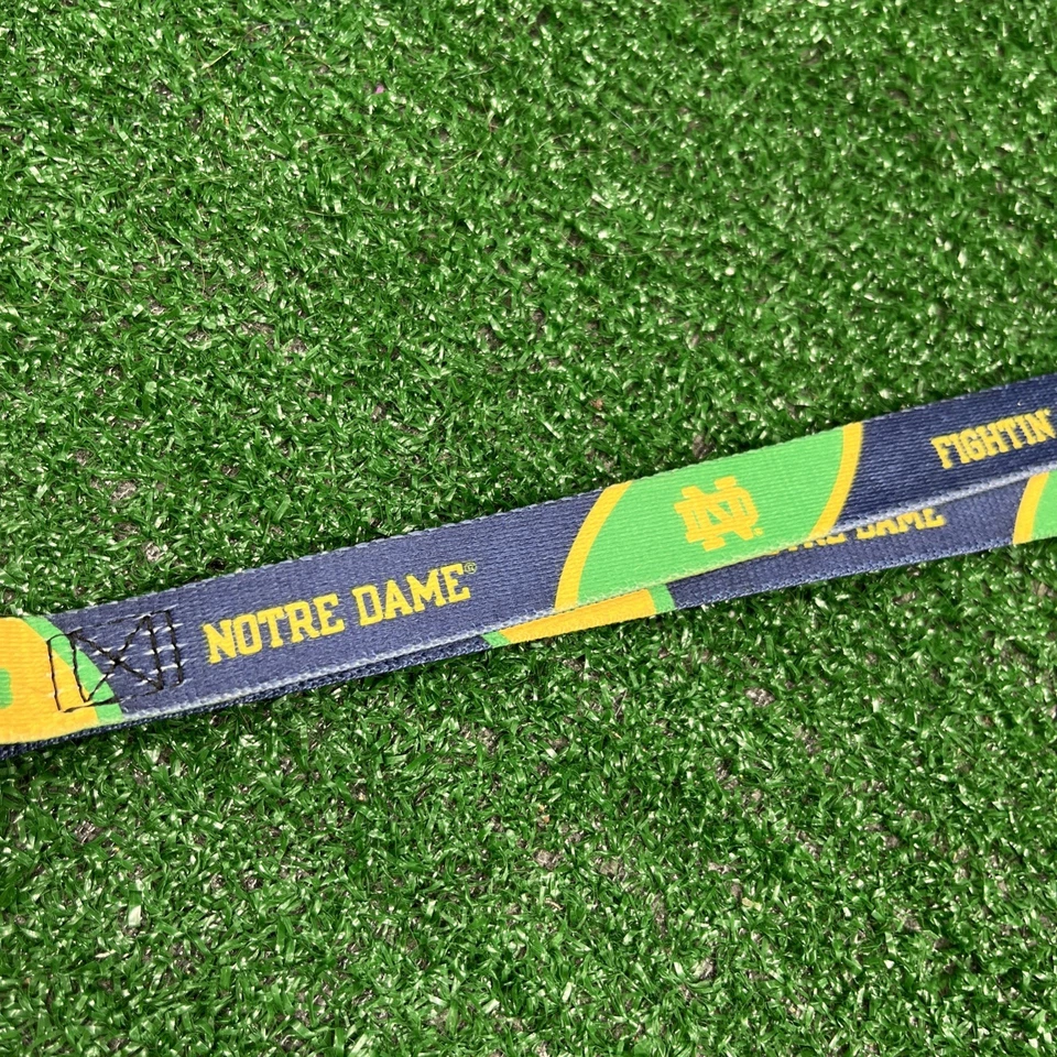 Notre Dame Fighting Irish Layard With Detachable Keychain Blue Green Yellow - Image 2 of 4