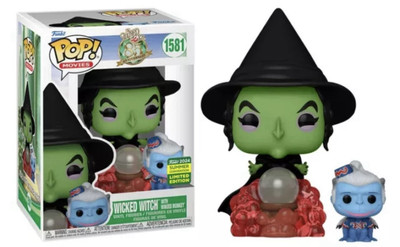 Wicked Witch with Winged Monkey #1581 w/ Protector Funko Pop! Vinyl Wizard of Oz