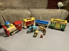 Vintage 1973 Fisher Price Little People 991 Circus Train Set 4 Car Version