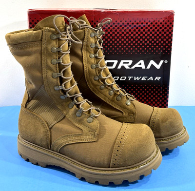 10 D NIB MENS CORCORAN 10'' CORDURA COYOTE MARAUDER STEEL TOE BOOTS CV27546FR