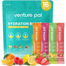 Sugar Free Electrolyte Powder Packets - Liquid Daily IV Drink Mix for Rapid Hydr