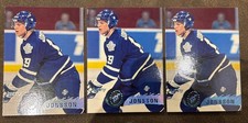 (3) Kenny Jonsson 1995-96 Stadium Club #107 Toronto Maple Leafs Hockey Cards!