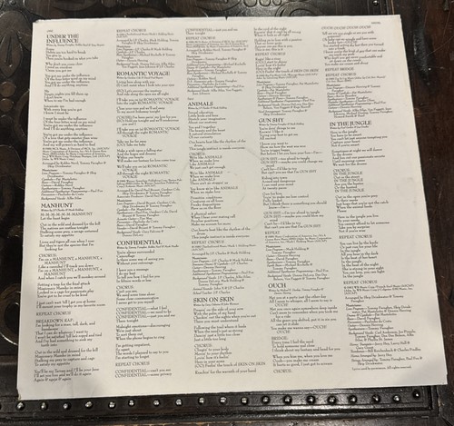 Vanity Skin On Skin Motown Records 6167ML 1986 1st Press Vinyl LP Album + Lyrics - Picture 10 of 11