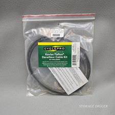 VTG NEW CyclePro Black Teflon Derailleur Cable Kit, 1800 mm Cable Housing