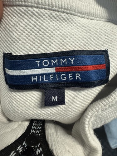 Tommy HIlfiger Sweater Mens Medium 1/4 Zip Pullover - Picture 3 of 4